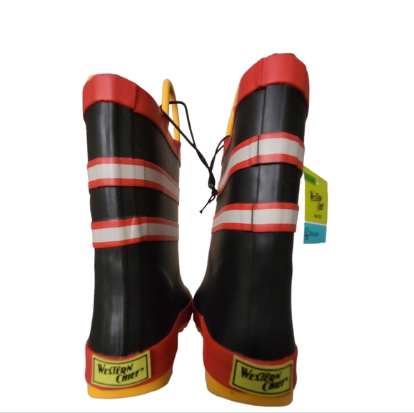Western Chief Children’s Rain/Snow Boots (Fire Chief) - Picture 3 of 4